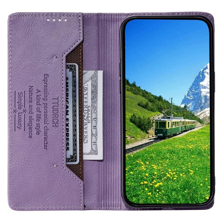 TTUDRCH Style 007 For Samsung Galaxy S24 Ultra Case RFID Blocking Wallet Cover