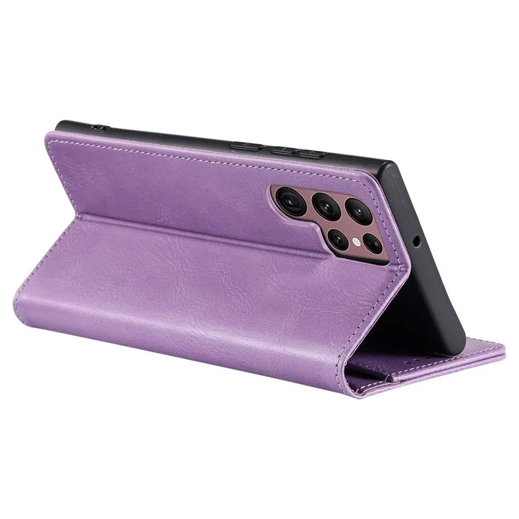 TTUDRCH Style 007 For Samsung Galaxy S24 Ultra Case RFID Blocking Wallet Cover