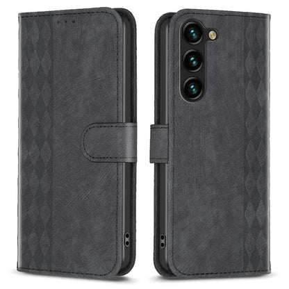 For Samsung Galaxy S24 Case Imprinted Anti-drop Stand Leather Wallet Phone Cover