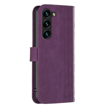 For Samsung Galaxy S24 Case Imprinted Anti-drop Stand Leather Wallet Phone Cover