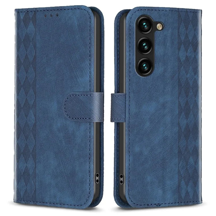 For Samsung Galaxy S24 Case Imprinted Anti-drop Stand Leather Wallet Phone Cover
