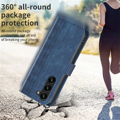 For Samsung Galaxy S24 Case Imprinted Anti-drop Stand Leather Wallet Phone Cover