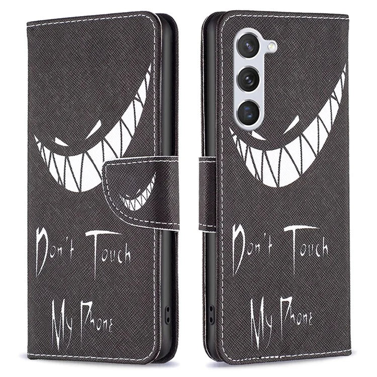 For Samsung Galaxy S24 Case PU Leather Pattern Wallet Phone Cover