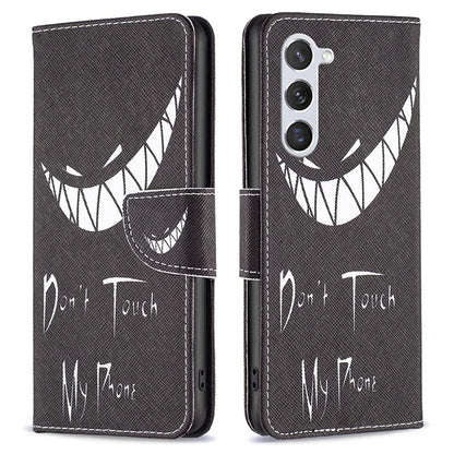 For Samsung Galaxy S24 Case PU Leather Pattern Wallet Phone Cover