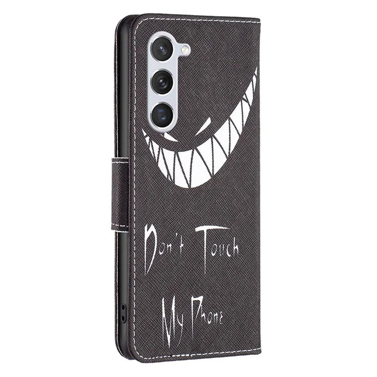 For Samsung Galaxy S24 Case PU Leather Pattern Wallet Phone Cover