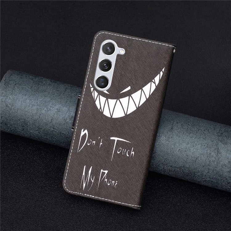 For Samsung Galaxy S24 Case PU Leather Pattern Wallet Phone Cover