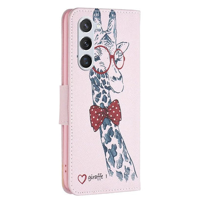 For Samsung Galaxy S24 Case PU Leather Pattern Wallet Phone Cover