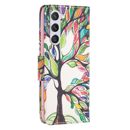 For Samsung Galaxy S24 Case PU Leather Pattern Wallet Phone Cover