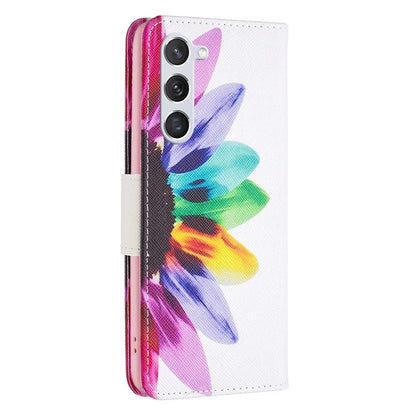 For Samsung Galaxy S24 Case PU Leather Pattern Wallet Phone Cover