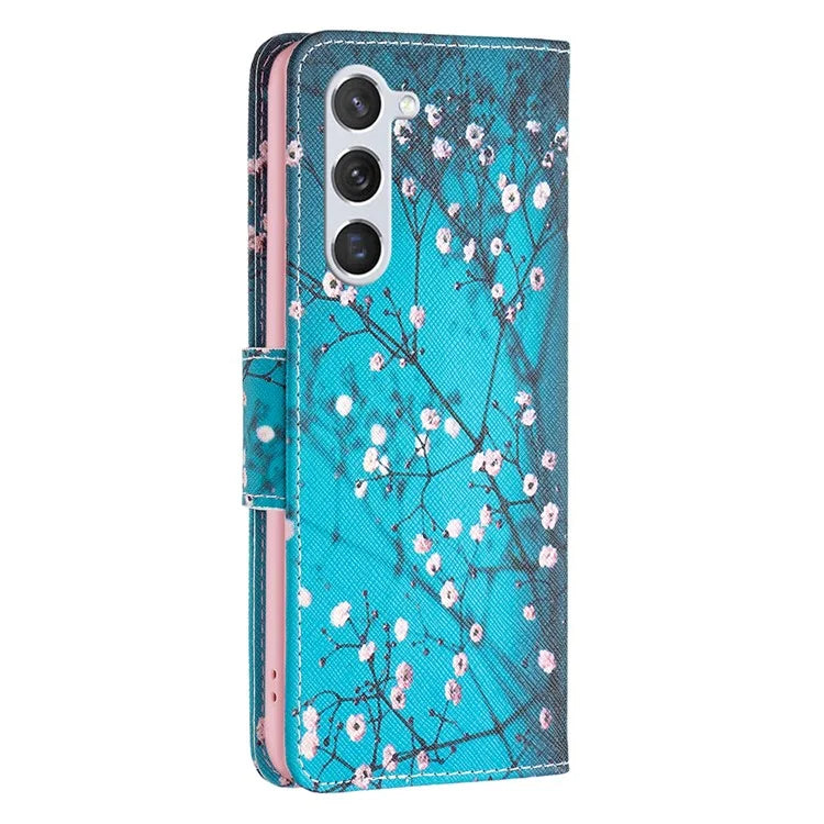 For Samsung Galaxy S24 Case PU Leather Pattern Wallet Phone Cover