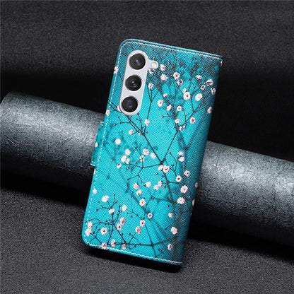For Samsung Galaxy S24 Case PU Leather Pattern Wallet Phone Cover
