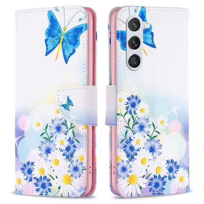 For Samsung Galaxy S24 Case PU Leather Pattern Wallet Phone Cover