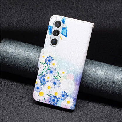 For Samsung Galaxy S24 Case PU Leather Pattern Wallet Phone Cover