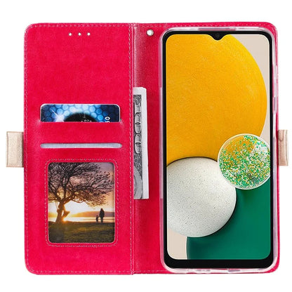 For Samsung Galaxy S24+ Case Lace Flower Pattern Leather Wallet Phone Cover