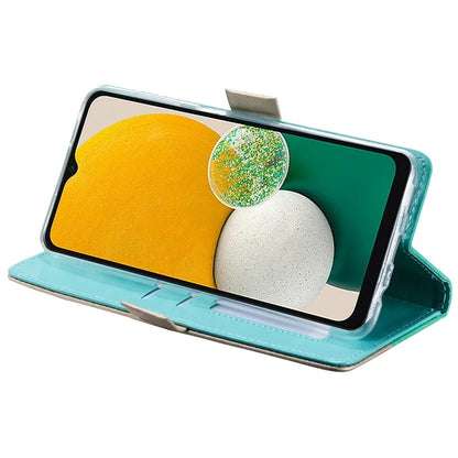 For Samsung Galaxy S24+ Case Lace Flower Pattern Leather Wallet Phone Cover