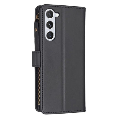 BF Style-19 For Samsung Galaxy S24 Case PU Leather Folding Stand Phone Cover