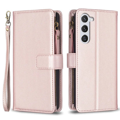 BF Style-19 For Samsung Galaxy S24 Case PU Leather Folding Stand Phone Cover