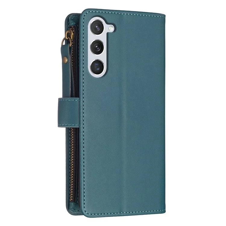 BF Style-19 For Samsung Galaxy S24 Case PU Leather Folding Stand Phone Cover