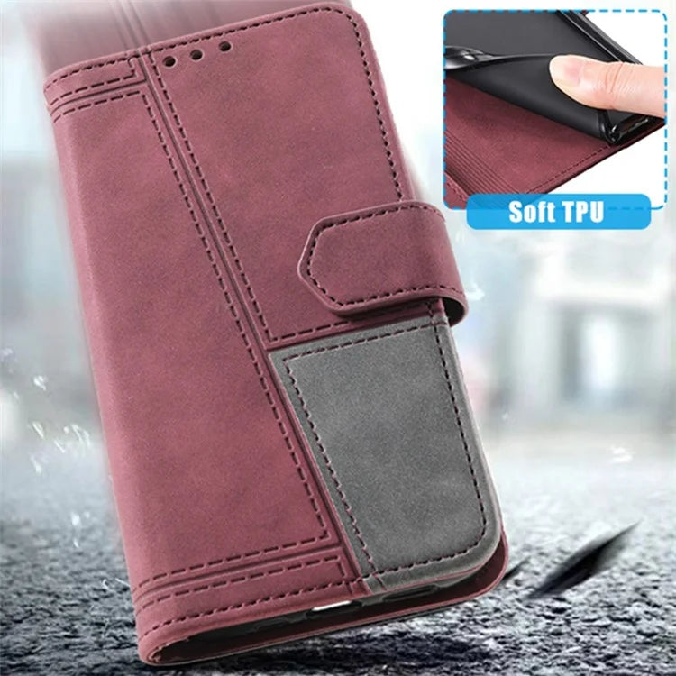 TTUDRCH Style 004 for Samsung Galaxy S24+ Case RFID Blocking Wallet Leather Cover