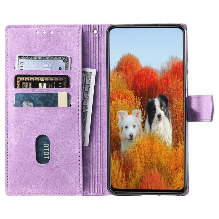 TTUDRCH Style 004 for Samsung Galaxy S24+ Case RFID Blocking Wallet Leather Cover
