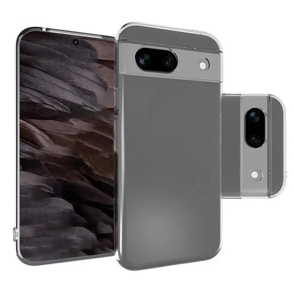 For Google Pixel 8a Case Precise Cutouts Slim-Fit TPU Clear Cell Phone Cover