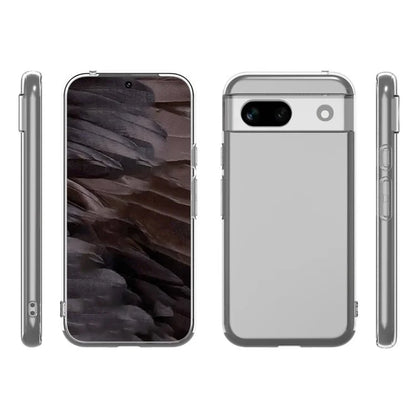 For Google Pixel 8a Case Precise Cutouts Slim-Fit TPU Clear Cell Phone Cover