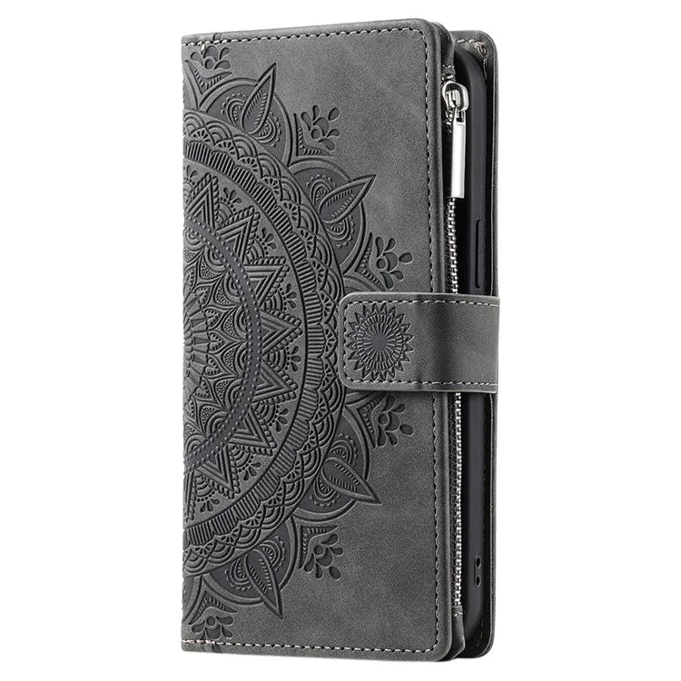 For Google Pixel 8 Case Magnetic PU Leather Wallet Phone Cover with Strap