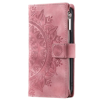 For Google Pixel 8 Case Magnetic PU Leather Wallet Phone Cover with Strap