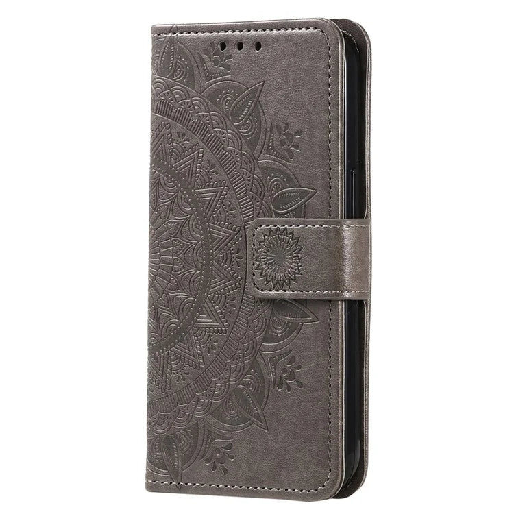 For Xiaomi 13T Pro / 13T / Redmi K60 Ultra Case Mandala Flower Imprinted Leather Cover with Strap