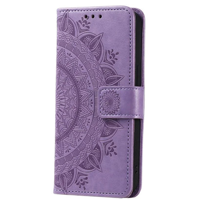 For Xiaomi 13T Pro / 13T / Redmi K60 Ultra Case Mandala Flower Imprinted Leather Cover with Strap