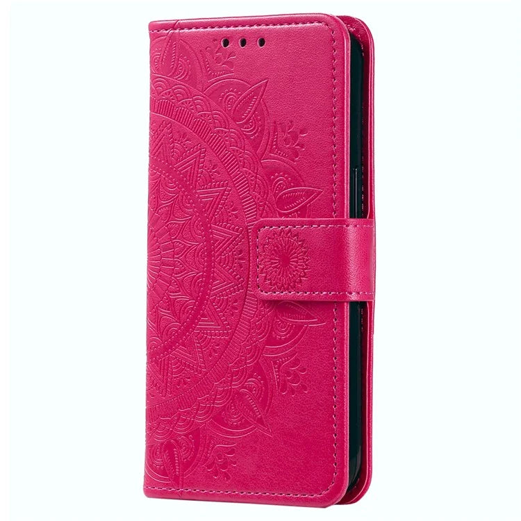 For Xiaomi 13T Pro / 13T / Redmi K60 Ultra Case Mandala Flower Imprinted Leather Cover with Strap