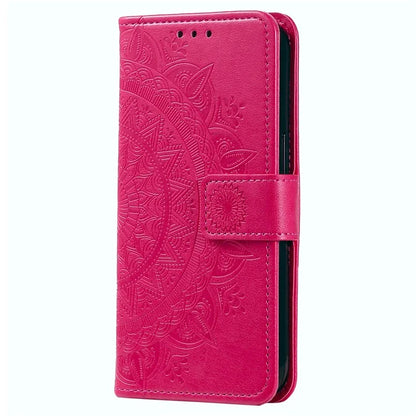 For Xiaomi 13T Pro / 13T / Redmi K60 Ultra Case Mandala Flower Imprinted Leather Cover with Strap