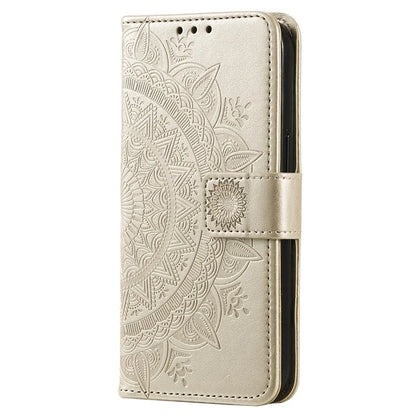 For Xiaomi 13T Pro / 13T / Redmi K60 Ultra Case Mandala Flower Imprinted Leather Cover with Strap