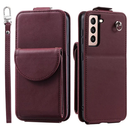 For Samsung Galaxy S21 FE 5G Case Phone PU Leather+TPU Vertical Flip Stand Cover