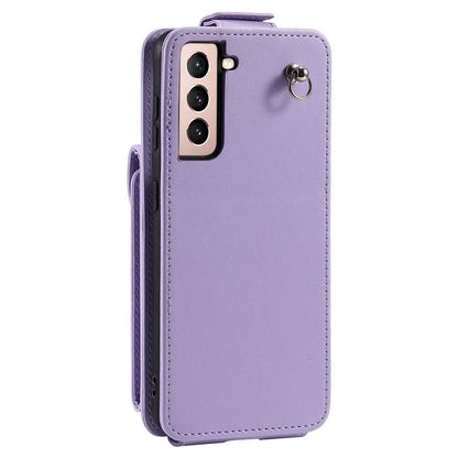 For Samsung Galaxy S21 FE 5G Case Phone PU Leather+TPU Vertical Flip Stand Cover