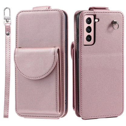 For Samsung Galaxy S21 FE 5G Case Phone PU Leather+TPU Vertical Flip Stand Cover