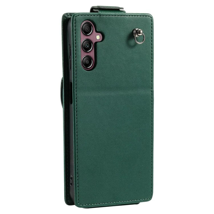 For Samsung Galaxy A14 4G / 5G Case Fully Wrapped Leather+TPU Vertical Flip Stand Cover