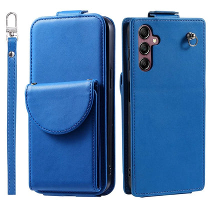 For Samsung Galaxy A14 4G / 5G Case Fully Wrapped Leather+TPU Vertical Flip Stand Cover