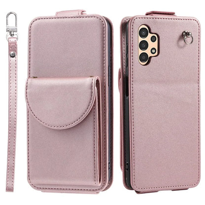For Samsung Galaxy A13 4G / 5G Case Well-protected Leather+TPU Vertical Flip Stand Cover