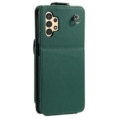 For Samsung Galaxy A13 4G / 5G Case Well-protected Leather+TPU Vertical Flip Stand Cover