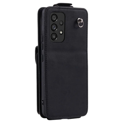 For Samsung Galaxy A23 4G / A23 5G (Global Version) Case Vertical Flip Stand Cover Leather+TPU Shell