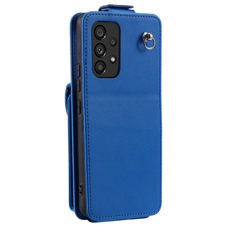 For Samsung Galaxy A23 4G / A23 5G (Global Version) Case Vertical Flip Stand Cover Leather+TPU Shell