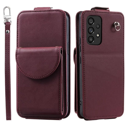 For Samsung Galaxy A23 4G / A23 5G (Global Version) Case Vertical Flip Stand Cover Leather+TPU Shell