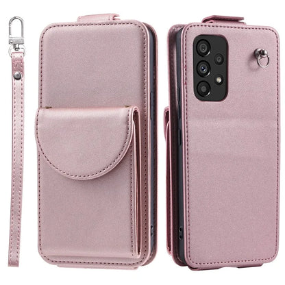 For Samsung Galaxy A23 4G / A23 5G (Global Version) Case Vertical Flip Stand Cover Leather+TPU Shell