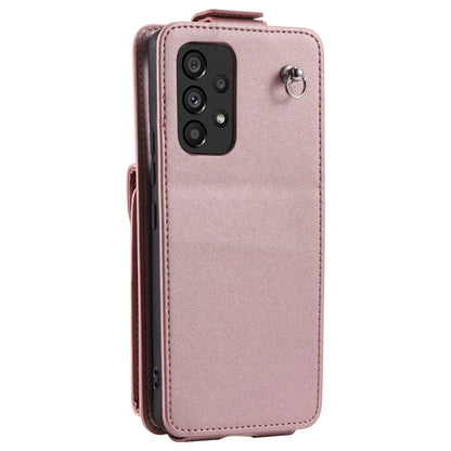 For Samsung Galaxy A23 4G / A23 5G (Global Version) Case Vertical Flip Stand Cover Leather+TPU Shell