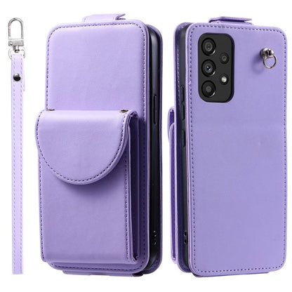 For Samsung Galaxy A23 4G / A23 5G (Global Version) Case Vertical Flip Stand Cover Leather+TPU Shell