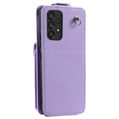 For Samsung Galaxy A23 4G / A23 5G (Global Version) Case Vertical Flip Stand Cover Leather+TPU Shell