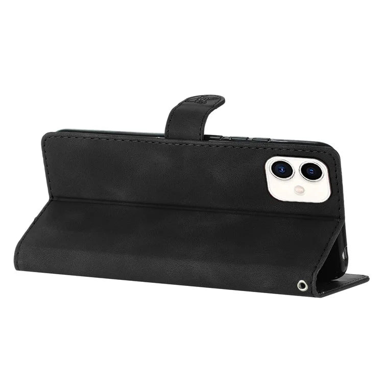 For Samsung Galaxy A05 4G Case PU Leather Stand Cover Magnetic Phone Shell Imprinted Wallet