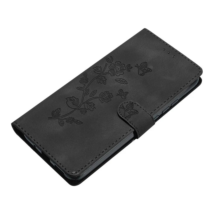 For Samsung Galaxy A05 4G Case PU Leather Stand Cover Magnetic Phone Shell Imprinted Wallet