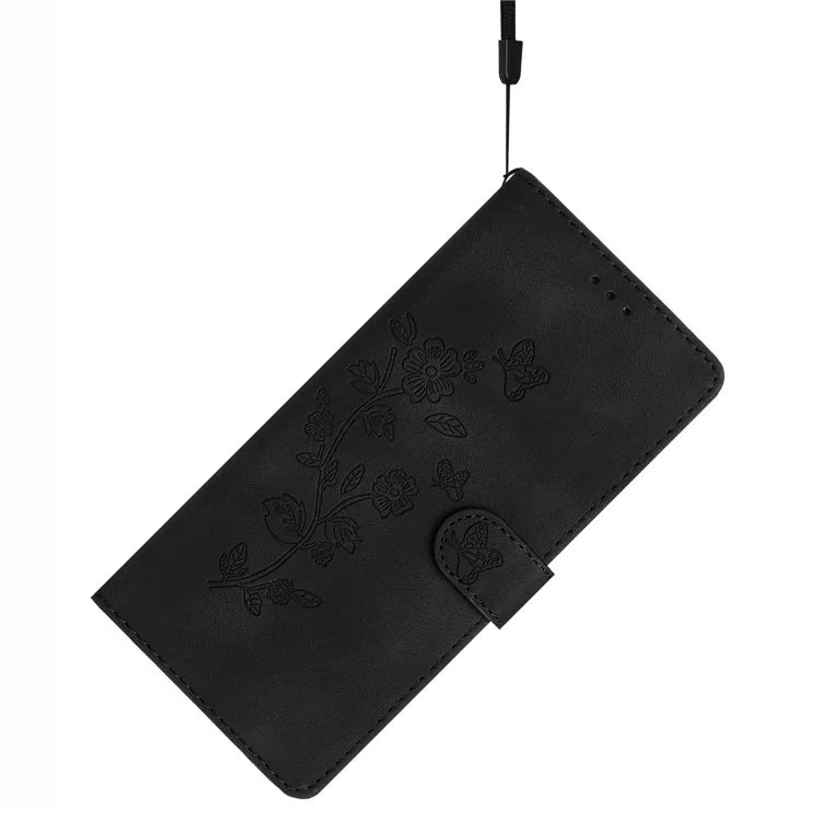 For Samsung Galaxy A05 4G Case PU Leather Stand Cover Magnetic Phone Shell Imprinted Wallet